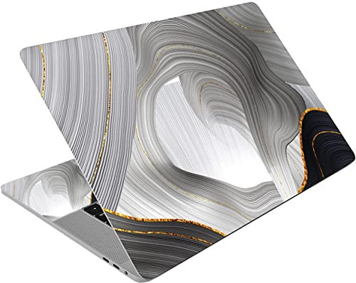 Mibbxea 15-15,6 Zoll Laptop Skin Sticker, Wiederverwendbare Vinyl Aufkleber Film Abdeckung für 13 13,3 14 15,4 Zoll Laptops & Netbooks, Dekorative, Kratzfest, Staubdicht, Wasserdicht (029 Abstrakt)