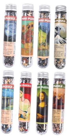 Hohopeti Mini Puzzle Jigsaw Puzzles for Adults 150 Pieces Paper Educational Jigsaw Creative World Famous Painting Mona Lisa Stress Relief Toy