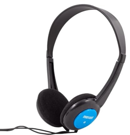 Maxell 303495 Kinder Kopfhörer (3,5 mm Klinkenstecker) blau