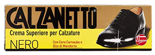 Calzanetto Crema per Calzature Lucido, Nero, 50ml