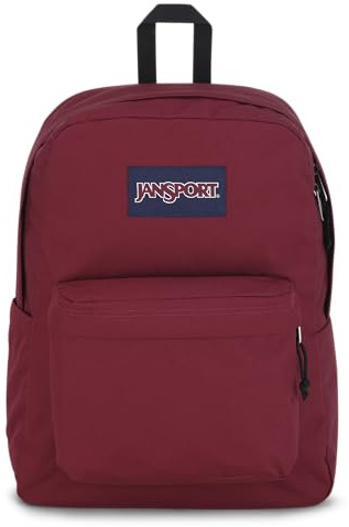 JanSport Superbreak Backpack - Lightweight School Pack, Russet Red