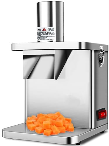 3 in 1 Commercial Vegetable Chopper, Multifunction Automatic Dicer and Slicer, Electric Fruit Dicer, Shredder, Potato Slicer, Multi Blade Vegetable Processor For use in restaurants, homes, kitchens