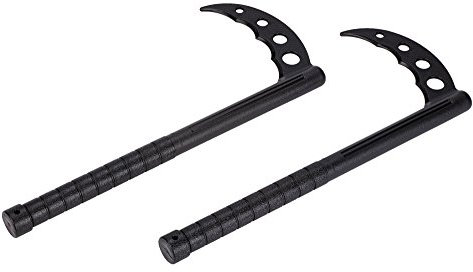 TEKKA BUDO Kama 45 cm schwarz - PP-Kunststoff - Kampfsport Kobudo Training