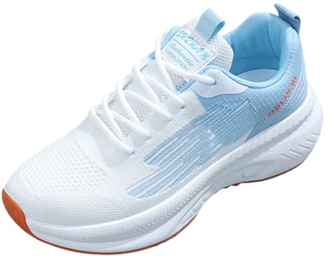 Generisch Chaussures de course pour femmes avec bon amortissement, chaussures de sport de course, baskets ultra-confortables à enfiler, chaussures de sport légères, chaussures de marche, tennis