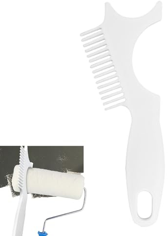 Yonuaret Reinigungsgerät für Farbroller | Farbroller Reiniger Werkzeug,Reinigungsrakel Für Farbablagerungen, Schmutz, Wasserfarbe An Wänden, Möbeln & Leisten