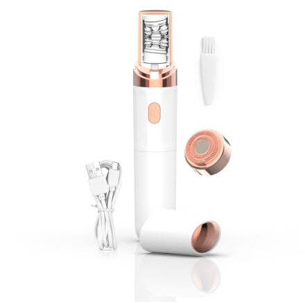 EpilSmooth Épilateur Visage Rechargeable USB pour Femme - Épilation Douce et Rapide, Appareil Facial Portable avec Recharge USB, Idéal pour une Peau Lisse