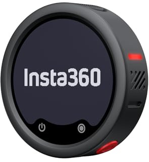 Insta360 Mic Pro Trasmettitore Nero grafite, mini microfono lavalier wireless per iPhone/videocamera/Android, cattura video, Bluetooth, display E-ink personalizzabile, 3 mic