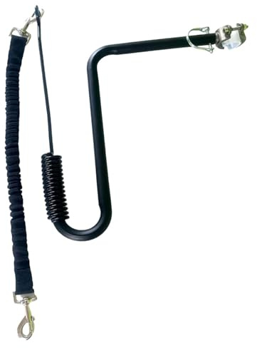 BLWOTMOR Correa para Perro Bici con Manos Libres Accesorio Resistente Antichoque Portátil y Fácil de Instalar Adecuado para Ciclismo y Actividades Recreativas