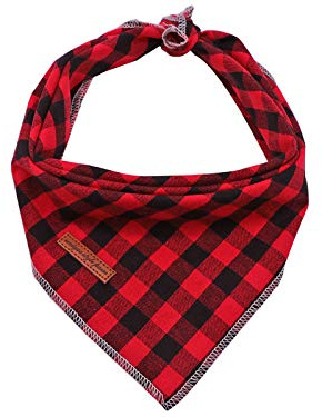 Unique style paws Dog Bandanas 1PC Washable Bibs Scarf, Pet Dog Kerchief, Cotton Triangle Dog Scarfs for Small Medium Large Girl or Boy Dogs and Cats