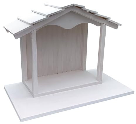 Fritz Cox Krippenstall La Vida moderner Holz-Stall in Deutschland gefertigt aus Massivholz | für EIN wunderschönes Weihnachtsfest