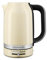 KitchenAid Wasserkocher mit Temperatureinstellung von 50 bis 100°C | Teekocher mit Temperaturanzeige und Kalkfilter 1,7L | Electrisch 2400 Watt (Crème)