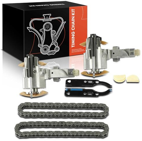 Frankberg 1x Steuerkettensatz Steuerkette Benzin Kompatibel mit A6 4A C4 4.2L 1996-1997 T.o.u.a.r.e.g 7L6 7L7 7LA 4.2L 2002-2010 A8 4D2 4D8 4.2L 1994-2002 Replace# 077109087C