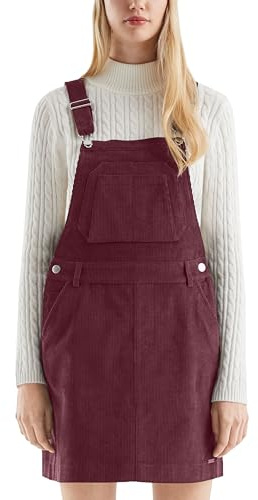 QS Mini-hängselklänning av snöre, 3900_bordeaux, 34
