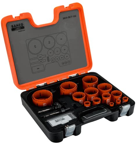 Bahco 3834-SET-53 13 Piece Sandflex® Bi-Metal Holesaw Set 19-79mm