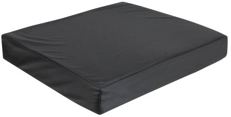 Aidapt Memory Foam Vinyl Covered Wheelchair/Seat Cushion. Mobility Aid,Full Support,Elderly,Comfort Seat Aid,Multiple Uses,Chair Cushion,Scooter,Everyday Use.Wipe Clean with Fixing Straps