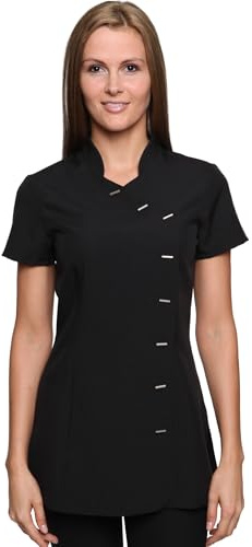 Mirabella Health & Beauty Women's Arete Beauty Tunic Uniform Black 18 UK
