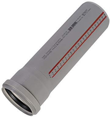 Ostendorf HT-Rohr mit Muffe und Gummidichtring DN 90 500mm