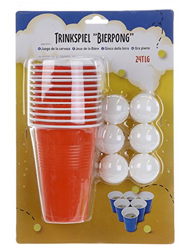 Set - Trinkspiel Bierpong 24 teilig