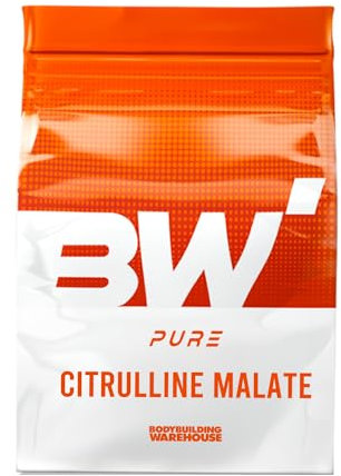 Bodybuilding Warehouse, Pure Citrulline Malate Powder (2:1), Pre-Workout Supplement, Nitric Oxide Enhancer (Unflavoured, 100g)