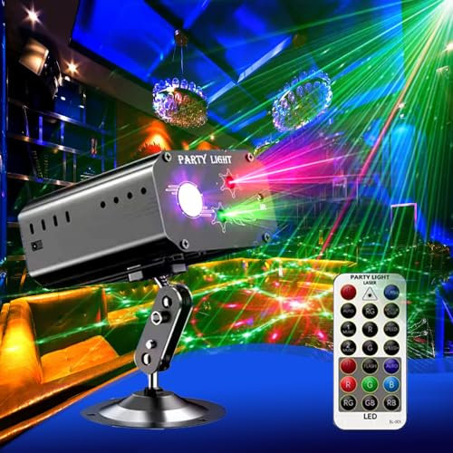 DJ Disco Party Lights Stage Lights Spooboola Led Stage Projector Stage Effect Karaoke Strobe Perform for Stage Lighting with Remote Control for Dancing Xmas Gift KTV Bar Birthday Out