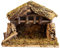 Village Weihnachtskrippe aus Holz für Weihnachtskrippe, 25,4 x 12,7 x 20,3 cm, hergestellt in Italien