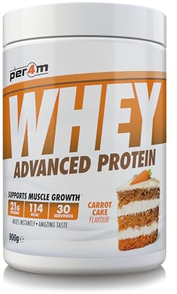 Per4m Whey Advanced Protein (900g) Carrot Cake - Proteiner - Vassleproteinblandning
