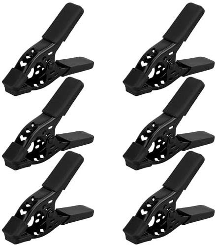 6-Piece Spring Clamps 4-inch Tarp Clamps Heavy Duty Woodworking Clips Spring Clips Metal Clamp Large Clamps Pool Cover Backdrop Stand Photograph Clamp