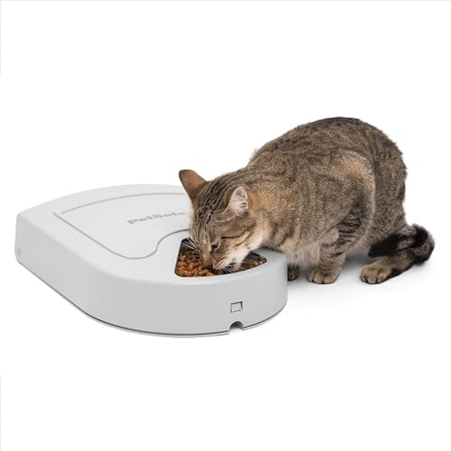 PetSafe 5-Meal Pet Feeder for Dogs and Cats, Food dispenser, Schedule pet meals, Holds 5 cups (1.2 litres) of food