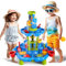 Doloowee Water Table for Toddler, Sand & Water Play Table Beach Toys Summer Outdoor Toys Garden Toy for Boys Girls 3 4 5 6 Years Old