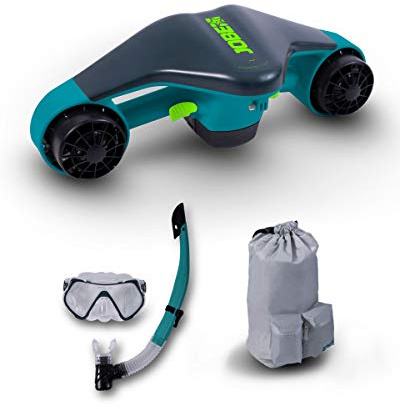 Jobe Unisex, Multicoloured, Infinity Sea Scooter with Bag and Snorkel Set