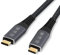 CABLEDECONN Thunderbolt 4 Cable USB C 8K M/M USB-C Compatible with TB 3 5K/4K 60Hz Video 40Gbps Data Transmissions Rate 20V 5A 100W Power Delivery 3in1 USB-C Cable for Monitors External SSD eGPU 1.8m