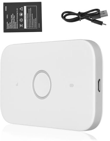 ciciglow Tragbarer 4G-LTE-Router, WLAN mit 10 Benutzern Teilen, Wiederaufladbarer Breite Anwendung, Breite Kompatibilität