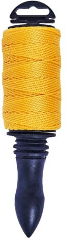 TW Wholesale 100m Brick Line Builders High Vis Braided Nylon 330ft With Spindle & Ground Spike