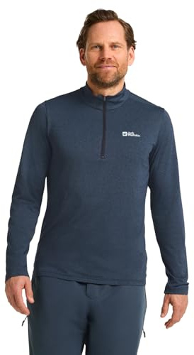 Jack Wolfskin Herren Sky Thermal Hz M Wander-Shirt, Midnight Sky, L EU