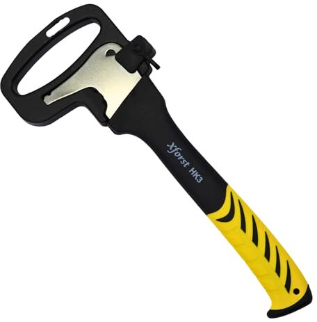 Xforst Sappie Sapie Outil forestier HK3-32 cm - Lame en Acier trempé & Manche en Plastique renforcé de Fibre de Verre - Inclus étui de Protection