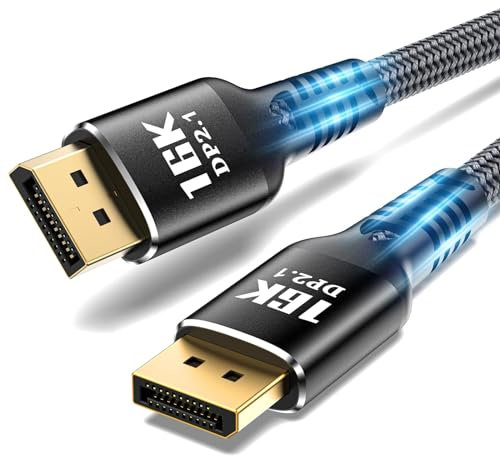 DisplayPort 4K vers HDMI 1m, Uni-Direction, 4K @ 30Hz, 2K @ 60Hz, Full HD 1080p, DP vers HDMI pour Dell, moniteur, projecteur (1m)