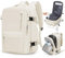 bergsalz Vakuum Rucksack,ryanair handgepäck 40x20x25,Airbag Rucksack Handgepäck Flugzeug,Vakuum Reiserucksack Mit Vakuumsystem Damen Herren Beige