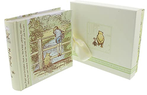 Disney Classic Photo Album Boxed - 'Fine Day' Winnie the Pooh - DI166 White,5cm (H) x 19cm (W) x 21cm (D)
