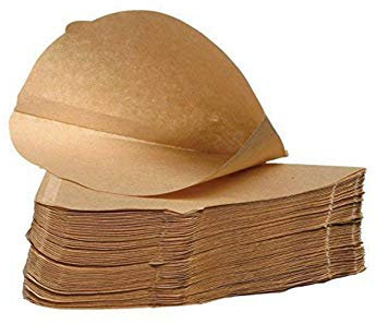 FIND A SPARE 80 Count #4 Cone Coffee Filters 8-12 Cup, Natural Coffee Filters 4 Cone Paper fits for Pour Over and Drip Coffee Maker, Unbleached, Chlorine Free Size 4