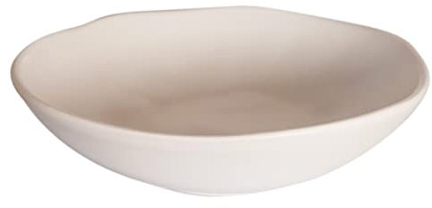 Hogar y Mas VAJILLA CERÁMICA Irregular Blanco Y Negro