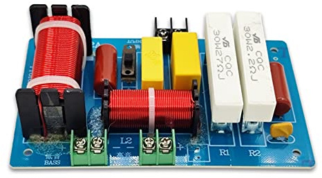 IMCCZONY PA-2A 450W Divisor de Altavoz de Audio de 2 VíAs Divisor de Frecuencia de Graves Agudos KTV Etapa Altavoz Profesional Crossover