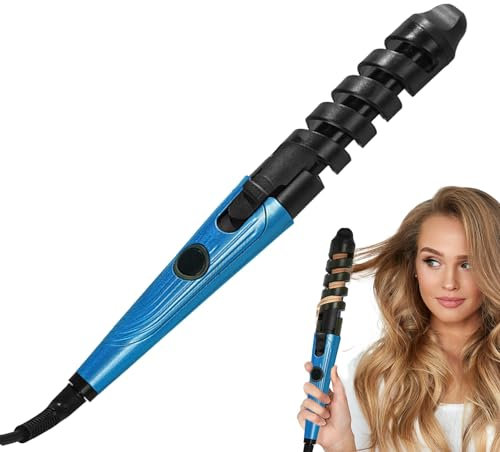 Tedious rizador de pelo Waver, rizador de pelo automático | Plancha prensadora inalámbrica de cerámica recargable,Rizador de plancha de pelo de peinado rápido para el hogar, viajes, salones y ajes