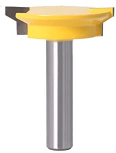 1pc 8mm 12mm 1/2Shank Reversible Drawer Front Joint Wood Router Bit Tungsten Carbide Drawer Lock Bit Cutter for Wood(12mm Shank)