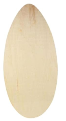 Baoblaze Skimboard Piccola tavola da Surf Skimboarding Skimboard in Legno Tavola da Surf per Bambini Adolescenti Ragazzi Ragazze Uomini Donne Principianti
