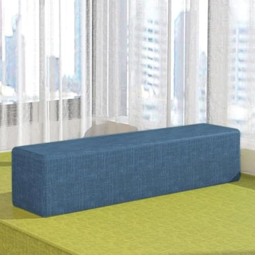 Bettmatratzenfüller, Wandlückenfüllung, Verlängerung, 180 x 10 x 8 cm, abnehmbarer Bezug, dunkelgrau, reduziert den Platz zwischen Kopfteil und Wand, perfekt für Doppelbett, Queen-Size-Bett