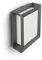 Philips LED Karp Outdoor Wall Light [Anthracite Grey - Warm White] 6W For Garden, Patio and Terrace Lighting