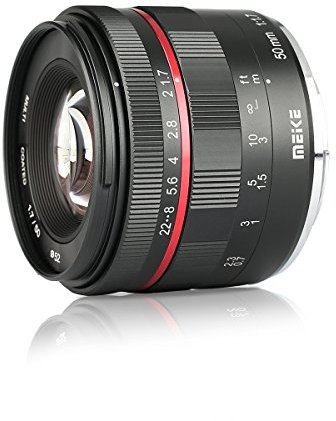 Meike 50 mm F1.7 Full Frame Große Blende Manueller Fokus Objektiv für Sony FE E Mount spiegellose Kameras A7RIII A7III A7RIV A7 A9 A7C NEX 3 3N NEX 5T A6400 A5100 A6000 A6100 A6300 A6500 A6600 A7SIII