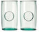 Re-Generation Glassware Smoothie-Trinkgläser, 45 cl, 100% recyceltes Glas, 2 Stück