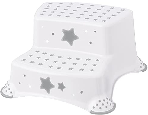 keeeper GmbH Tritthocker Igor, zweistufig, Stars, weiß