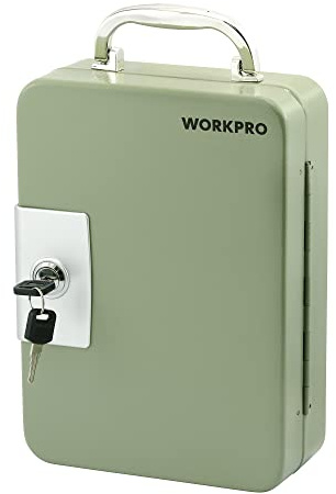 WORKPRO W082082 48 Key Steel Cabinet with Keyed Lock and Handle 10 In. x 7 In. x 3 In. (Single Pack)